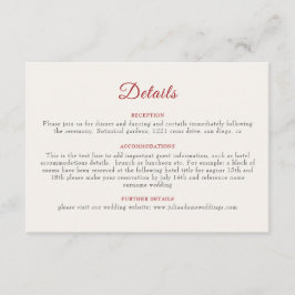 Wilde Blume Gelbe Marigold Foliage Hochzeit Begleitkarte