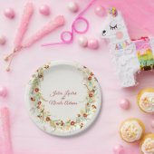 Wilde Blume Gelbe Marigold Foliage Hochzeit Pappteller (Party)