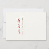 Wilde Blume Gelbe Marigold Foliage Hochzeit Save The Date (Rückseite)