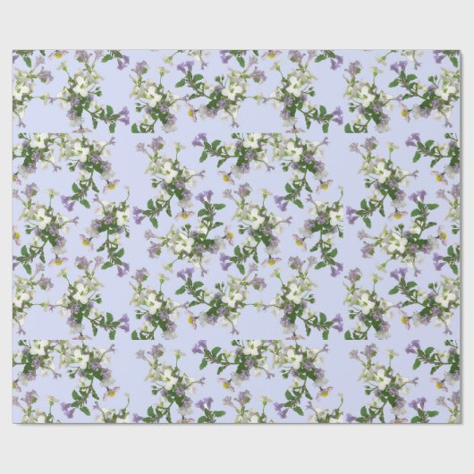 Wilde Blume Geschenkpapier (Flach)