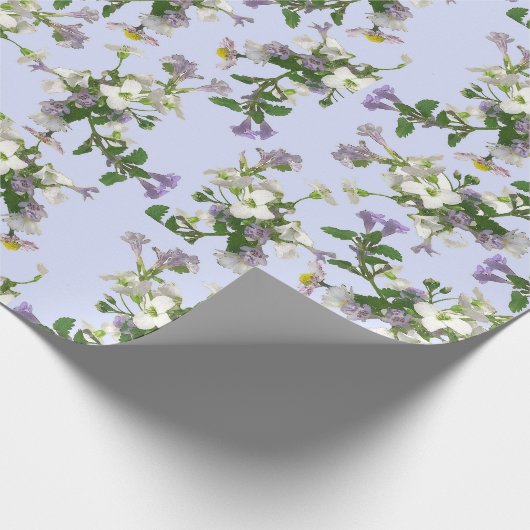 Wilde Blume Geschenkpapier (Ecke)