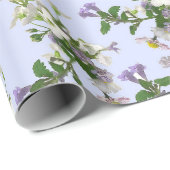 Wilde Blume Geschenkpapier (Rolleneckpunkt)