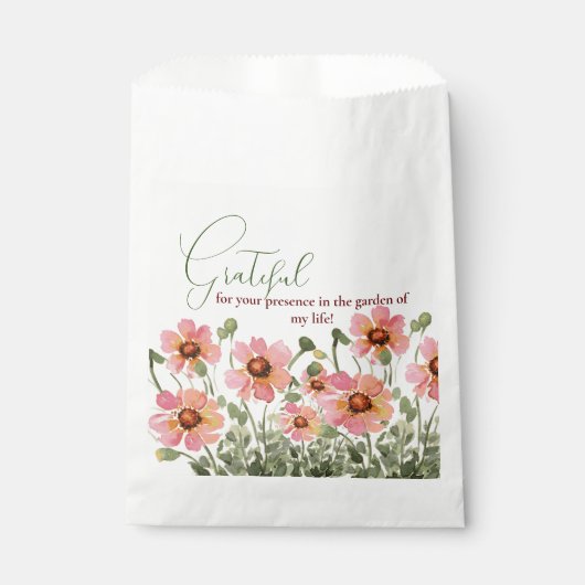 wilde Blume Geschenktütchen (Vorderseite)