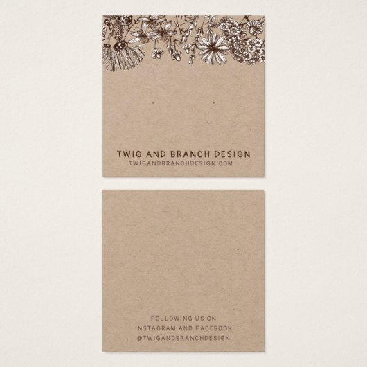 Wilde Blume Gestohlene Anzeigetafel (Vorne & Hinten)