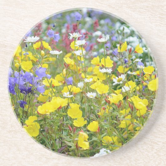 Wilde Blume Getränkeuntersetzer (Vorne)