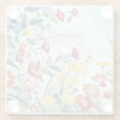 Wilde Blume Glasuntersetzer (Rückseite)