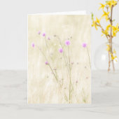Wilde Blume Grußkarte Karte (Gelbe Blume)