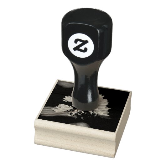 Wilde Blume Gummistempel (Stempel)