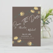 Wilde Blume HandGezeichnet Botanisches Save the Da (Stehend Vorderseite)