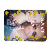 Wilde Blume HandGezeichnet Botanisches Save the Da Magnet (Horizontal)