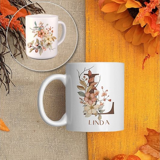 Wilde Blume Herbstgarten Ursprünge L Kaffeetasse