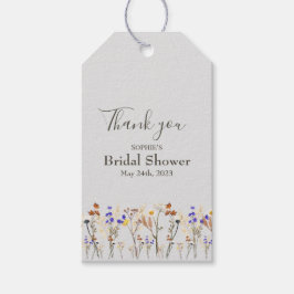 Wilde Blume Hochzeit Brautparty Gefallen Geschenk Geschenkanhänger