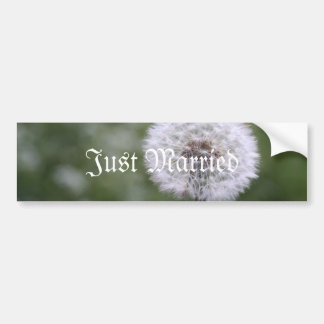 Wilde Blume Hochzeitseinladungen und Favoriten Autoaufkleber