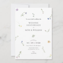 Wilde Blume Hochzeitstag