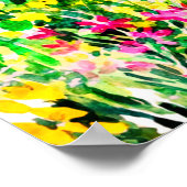 Wilde Blume im Sommer Poster (Ecke)