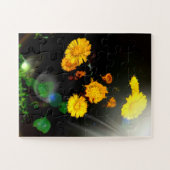 Wilde Blume im Sonnenschein Puzzle (Horizontal)