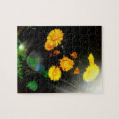 Wilde Blume im Sonnenschein Puzzle (Horizontal)