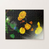 Wilde Blume im Sonnenschein Puzzle (Horizontal)