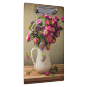 Wilde Blume in einem Vase-Clip-Board Klemmbrett (Rechts)