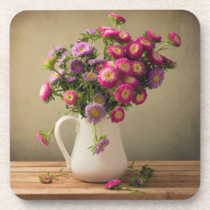 Wilde Blume in einem Vase Drink Untersetzer