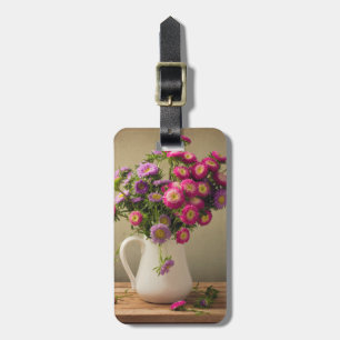 Wilde Blume in einem Vase-Gepäckanhänger Gepäckanhänger
