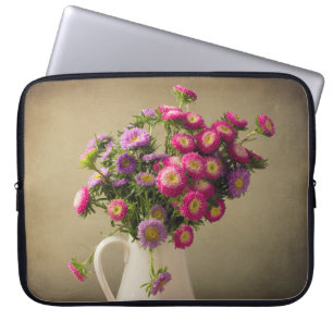 Wilde Blume in einem Vase Glitz 15" Notebook-Case Laptopschutzhülle