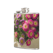 Wilde Blume in einem Vase Whiskey Flask Flachmann (Links)