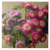 Wilde Blume in einer Vase-Display-Tile Fliese (Vorderseite)