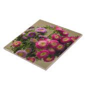 Wilde Blume in einer Vase-Display-Tile Fliese (Seite)