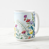 Wilde Blume Kaffeetasse (VorderseiteRechts)