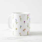 Wilde Blume Kaffeetasse (Vorderseite Links)