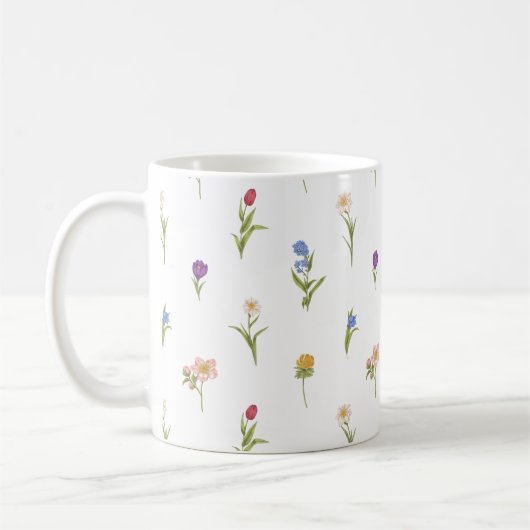 Wilde Blume Kaffeetasse (Links)