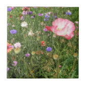 Wilde Blume Keramik Tile Fliese (Vorderseite)
