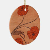 Wilde Blume Keramikornament (Rechts)