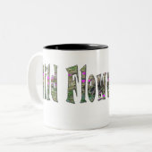Wilde Blume Kinder-Tasse Zweifarbige Tasse (Vorderseite Links)