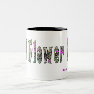 Wilde Blume Kinder-Tasse Zweifarbige Tasse
