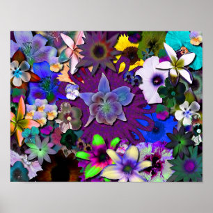 Wilde Blume - kleiner Poster