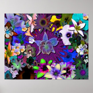 Wilde Blume - kleiner Poster