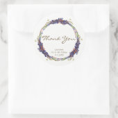 wilde Blume Kranz danke Ihnen für Aufkleber (Tasche)