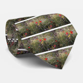 Wilde Blume Krawatte (Gerollt)