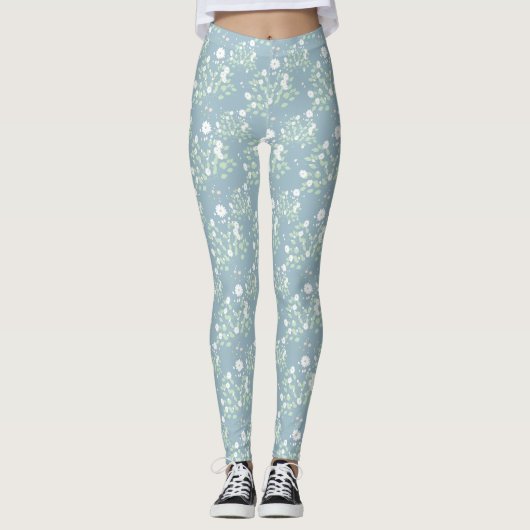 Wilde Blume Leggings (Vorderseite)