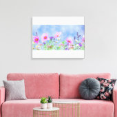 Wilde Blume Leinwanddruck (Insitu (Wohnzimmer))
