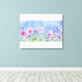 Wilde Blume Leinwanddruck (Insitu (Holzboden))
