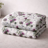 Wilde Blume Lila Distel Stoff