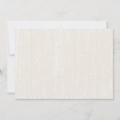 Wilde Blume & Mason Jar Hochzeitseinladungen Einladung (Rückseite)