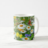 Wilde Blume Meadow Coffee Tasse (VorderseiteRechts)