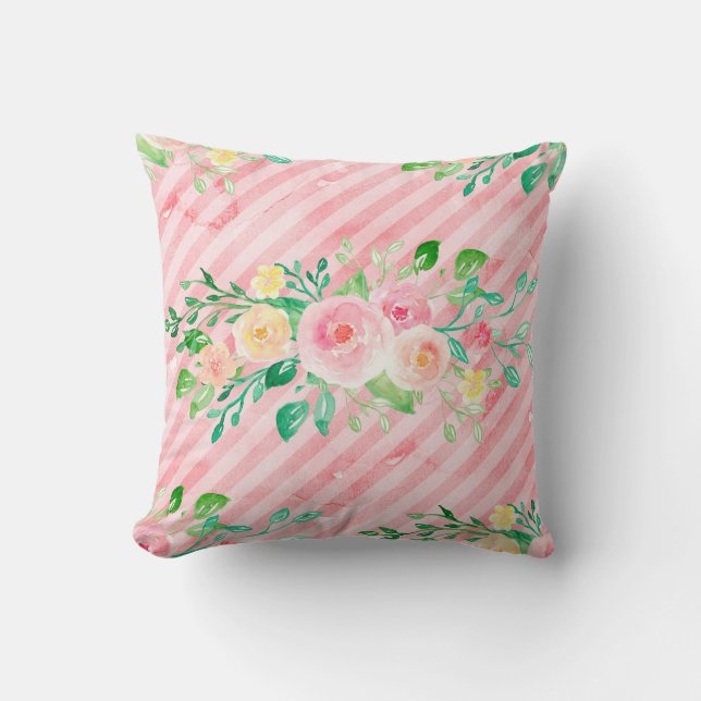 Wilde Blume Meadow Kissen (Vorderseite)