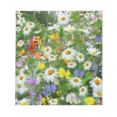 Wilde Blume Meadow Notizblock (Vorderseite)