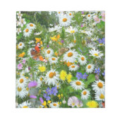 Wilde Blume Meadow Notizblock (Vorderseite)