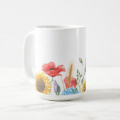 Wilde Blume, mischen und passen Kaffeetasse (Vorderseite Links)
